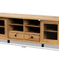 Baxton Studio Walda Modern and Contemporary Oak Brown Finished Wood 2-Drawer TV Stand | TV Stands | Modishstore - 8