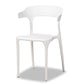Baxton Studio Gould Modern Transtional Beige Plastic 4-Piece Dining Chair Set | Dining Chairs | Modishstore - 15