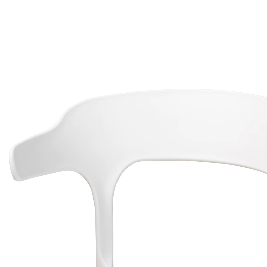 Baxton Studio Gould Modern Transtional Beige Plastic 4-Piece Dining Chair Set | Dining Chairs | Modishstore - 16