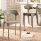 Baxton Studio Gould Modern Transtional Beige Plastic 4-Piece Dining Chair Set | Dining Chairs | Modishstore