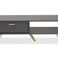 Baxton Studio Kelson Modern and Contemporary Dark Grey and Gold Finished Wood Coffee Table | Coffee Tables | Modishstore - 6
