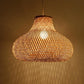 Hand Bamboo Gourd Shade Pendant Light Fixture Asian Ceiling Lamp | ModishStore | Pendant Lamps