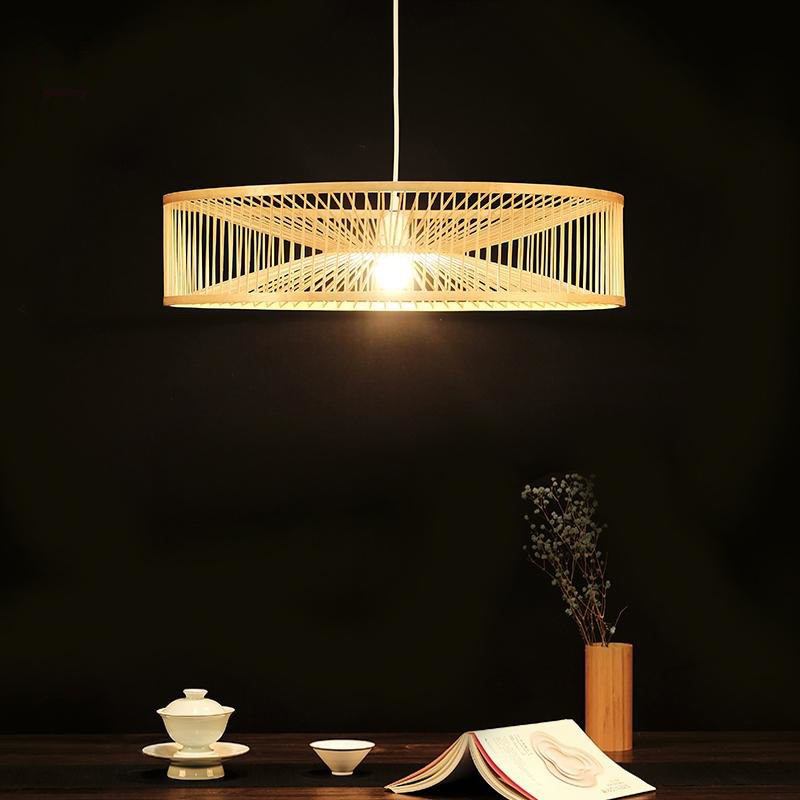 Bamboo Rustic Asian Pendant Lamp | ModishStore | Pendant Lamps