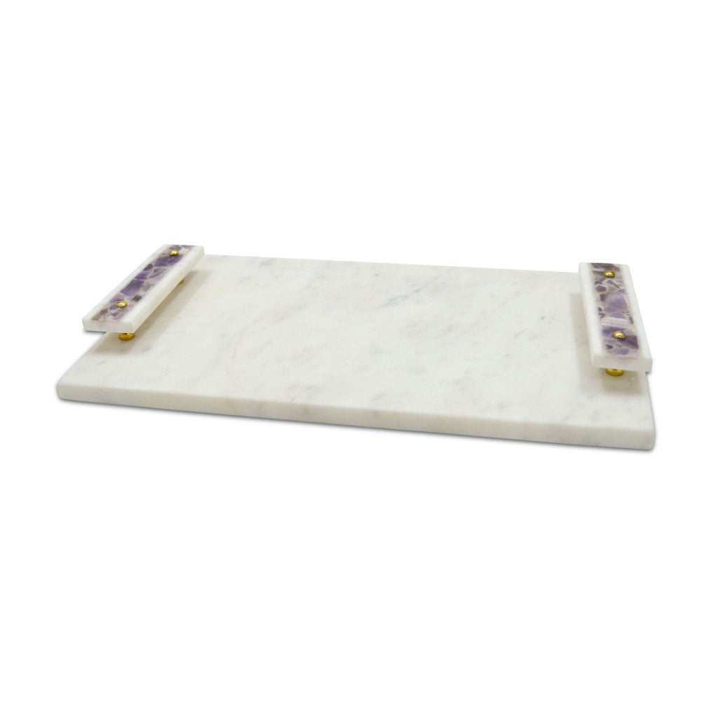 A&B Home Marble Tray | Trays | Modishstore - 2