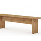 Manhattan Comfort NoMad 67.91 Rustic Country Dining Bench in Nature | Dining Tables | Modishstore-2