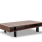 Modrest Stilt - Modern Walnut Coffee Table | Modishstore | Coffee Tables