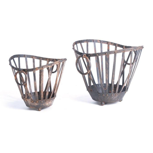 Set Of 2 Market Baskets by GO Home