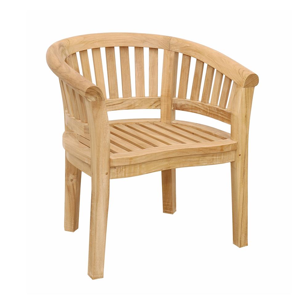 Curve Armchair Extra Thick Wood By Anderson Teak | Outdoor Chairs | Modishstore - 3