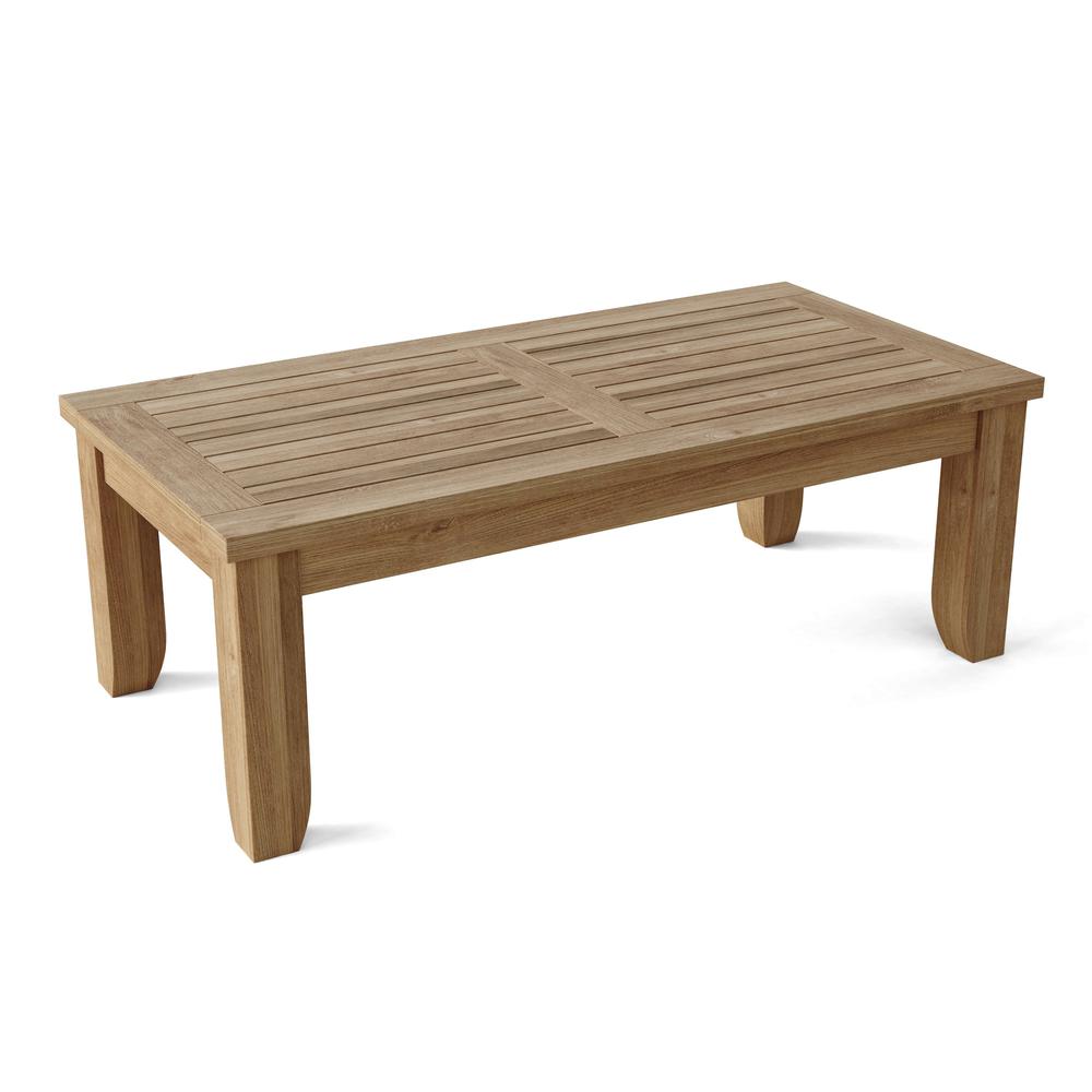 Luxe Rect. Coffee Table By Anderson Teak | Outdoor Tables | Modishstore - 3