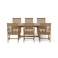 Bahama Wilshire Armchair 7-Pieces Extension Dining Set By Anderson Teak | Outdoor Dining Sets | Modishstore