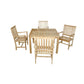 Windsor Wilshire 5-Pieces Dining Set By Anderson Teak | Outdoor Dining Sets | Modishstore - 2