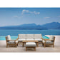Classic 3-Seater 4-Pieces Conversation Set By Anderson Teak | Outdoor Sofas, Loveseats & Sectionals | Modishstore