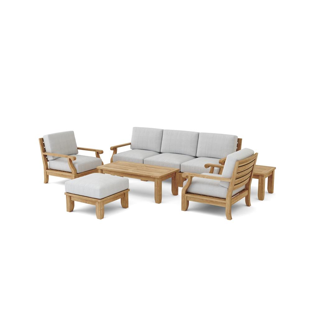 Classic 3-Seater 4-Pieces Conversation Set By Anderson Teak | Outdoor Sofas, Loveseats & Sectionals | Modishstore - 2