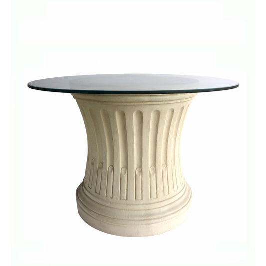 Louis Xvi Fluted Table By Anderson Teak | Outdoor Tables | Modishstore