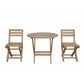 Chester Alabama 3-Pieces Bistro Set By Anderson Teak | Outdoor Dining Sets | Modishstore - 2