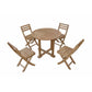 Montage Alabama 5-Pieces Bistro Set By Anderson Teak | Outdoor Dining Sets | Modishstore - 2