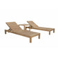 South Bay Glenmore 3-Pieces Lounger Set By Anderson Teak | Outdoor Chaise Lounges | Modishstore