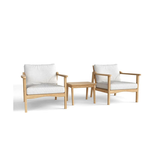 Amalfi Relax 3-Piece Deep Seating Collection By Anderson Teak | Outdoor Chairs | Modishstore