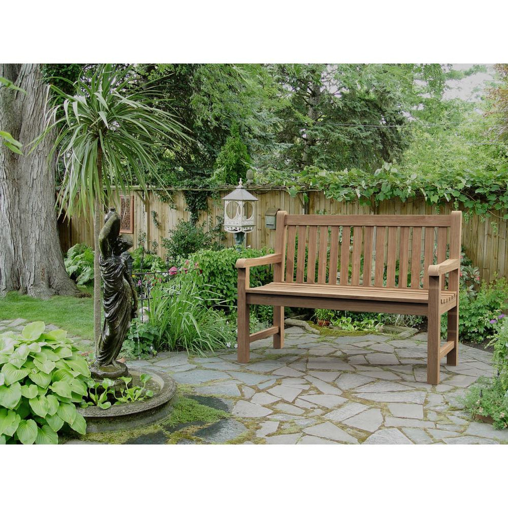 Classic Bench BH-004S By Anderson Teak | Outdoor Stools & Benches | Modishstore - 3