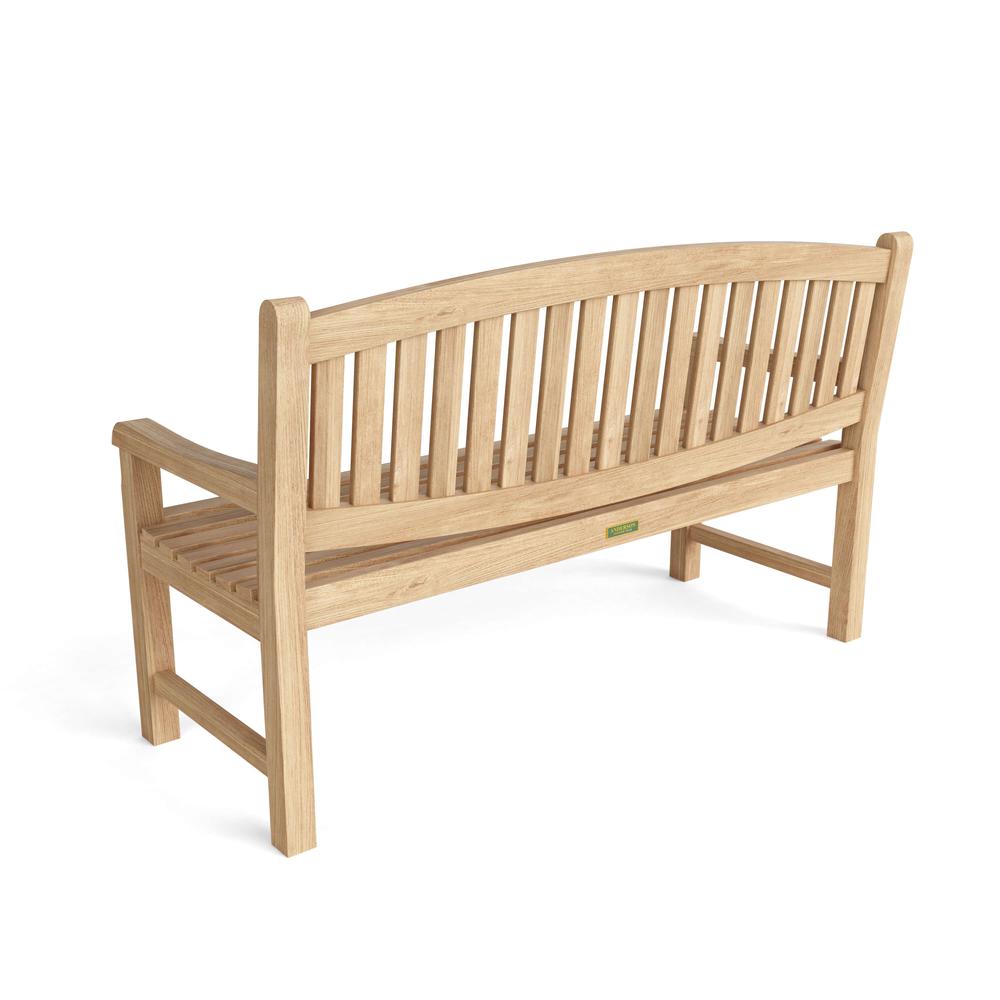 Kingston 3-Seater Bench By Anderson Teak | Outdoor Stools & Benches | Modishstore - 2