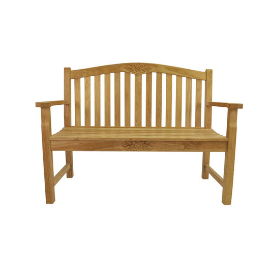 50" Round Rose Bench By Anderson Teak | Outdoor Stools & Benches | Modishstore