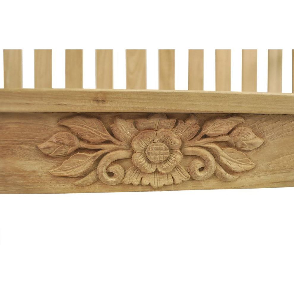 50" Round Rose Bench By Anderson Teak | Outdoor Stools & Benches | Modishstore - 2