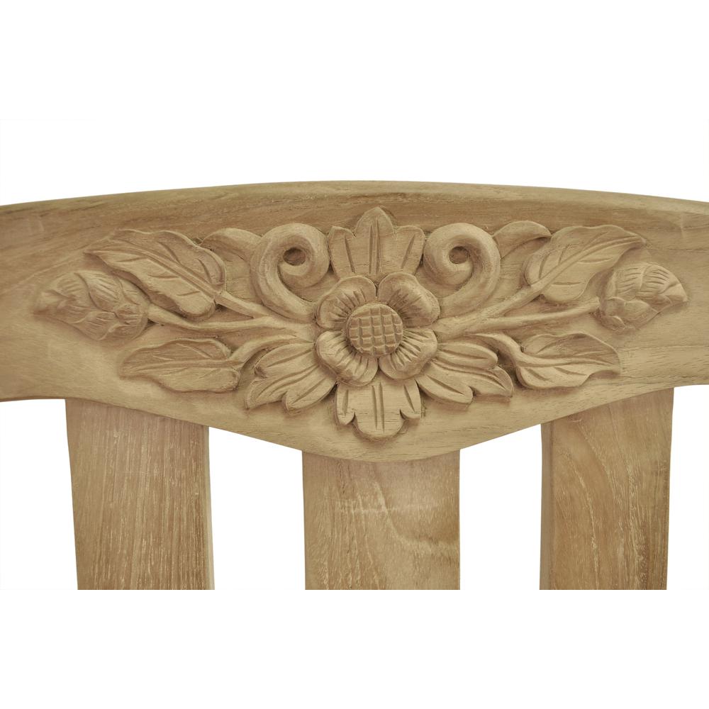50" Round Rose Bench By Anderson Teak | Outdoor Stools & Benches | Modishstore - 3