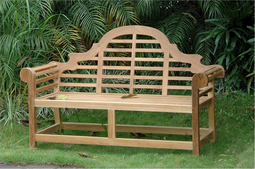Marlborough  2-Seater Bench By Anderson Teak | Outdoor Stools & Benches | Modishstore