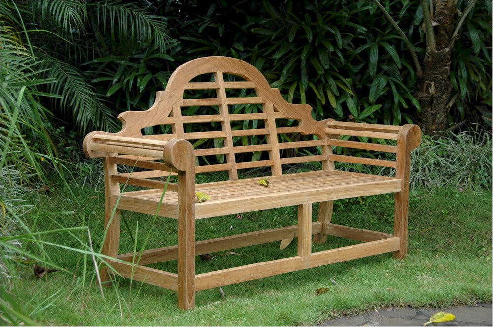 Marlborough  2-Seater Bench By Anderson Teak | Outdoor Stools & Benches | Modishstore - 2