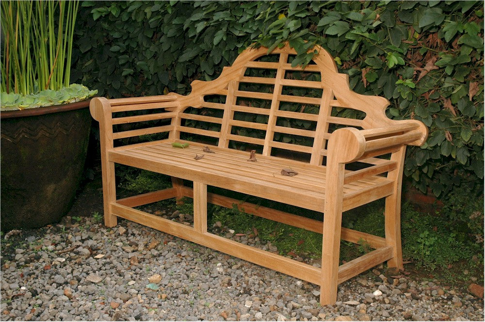 Marlborough 3-Seater  Bench By Anderson Teak | Outdoor Stools & Benches | Modishstore - 2