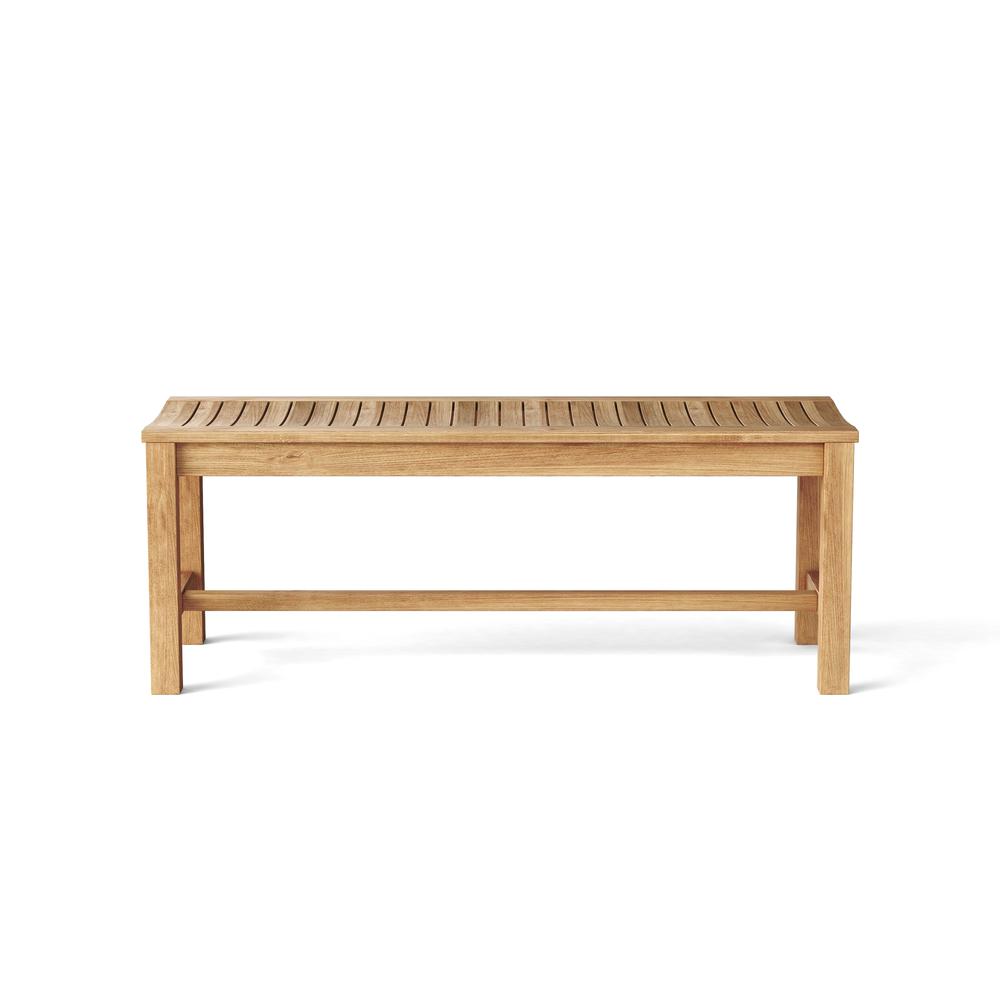 Casablanca 2-Seater Backless Bench By Anderson Teak | Outdoor Stools & Benches | Modishstore - 2