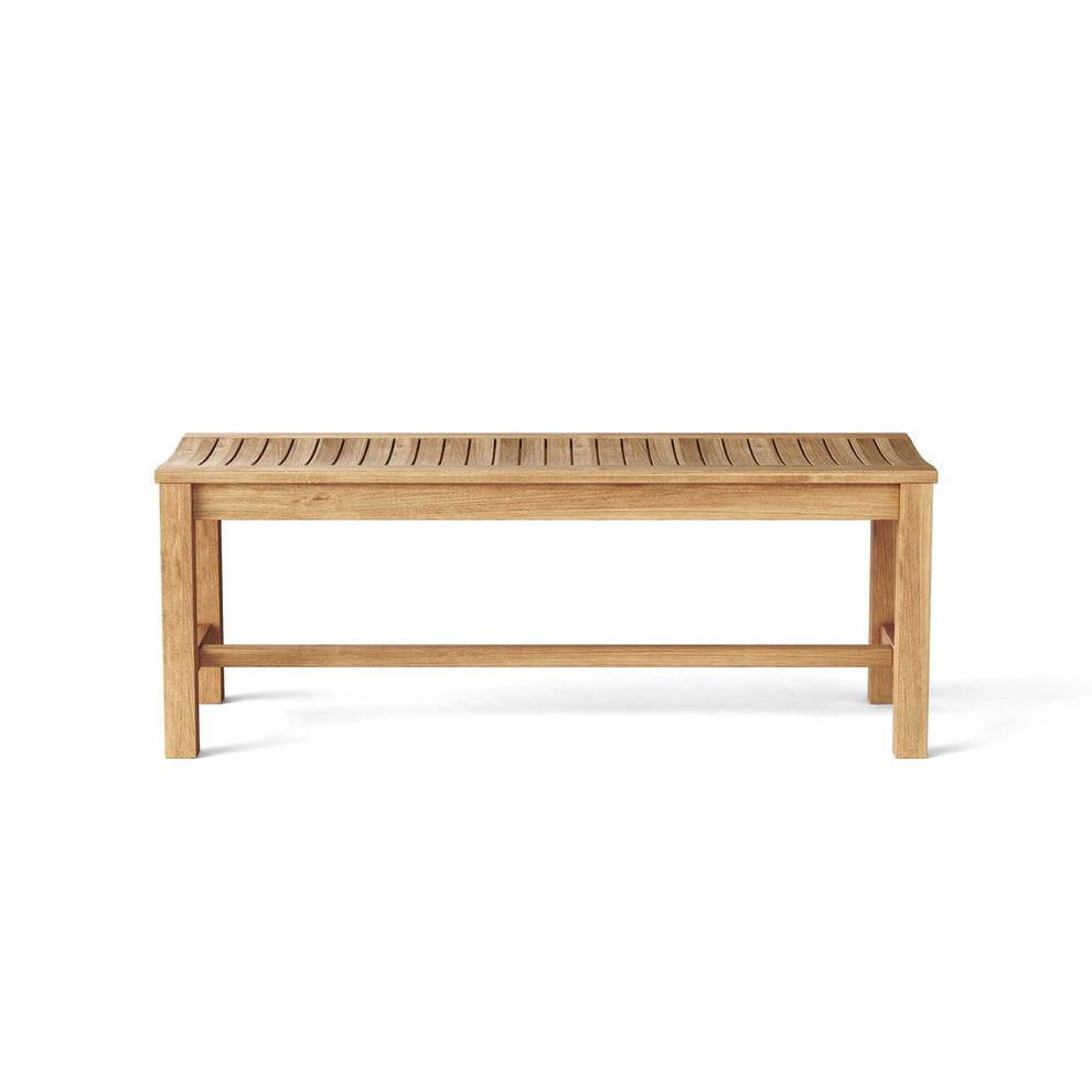 Casablanca 2-Seater Backless Bench By Anderson Teak | Outdoor Stools & Benches | Modishstore - 2