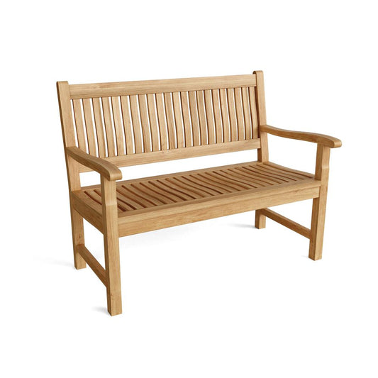 Del-Amo 2-Seater Bench By Anderson Teak | Outdoor Stools & Benches | Modishstore