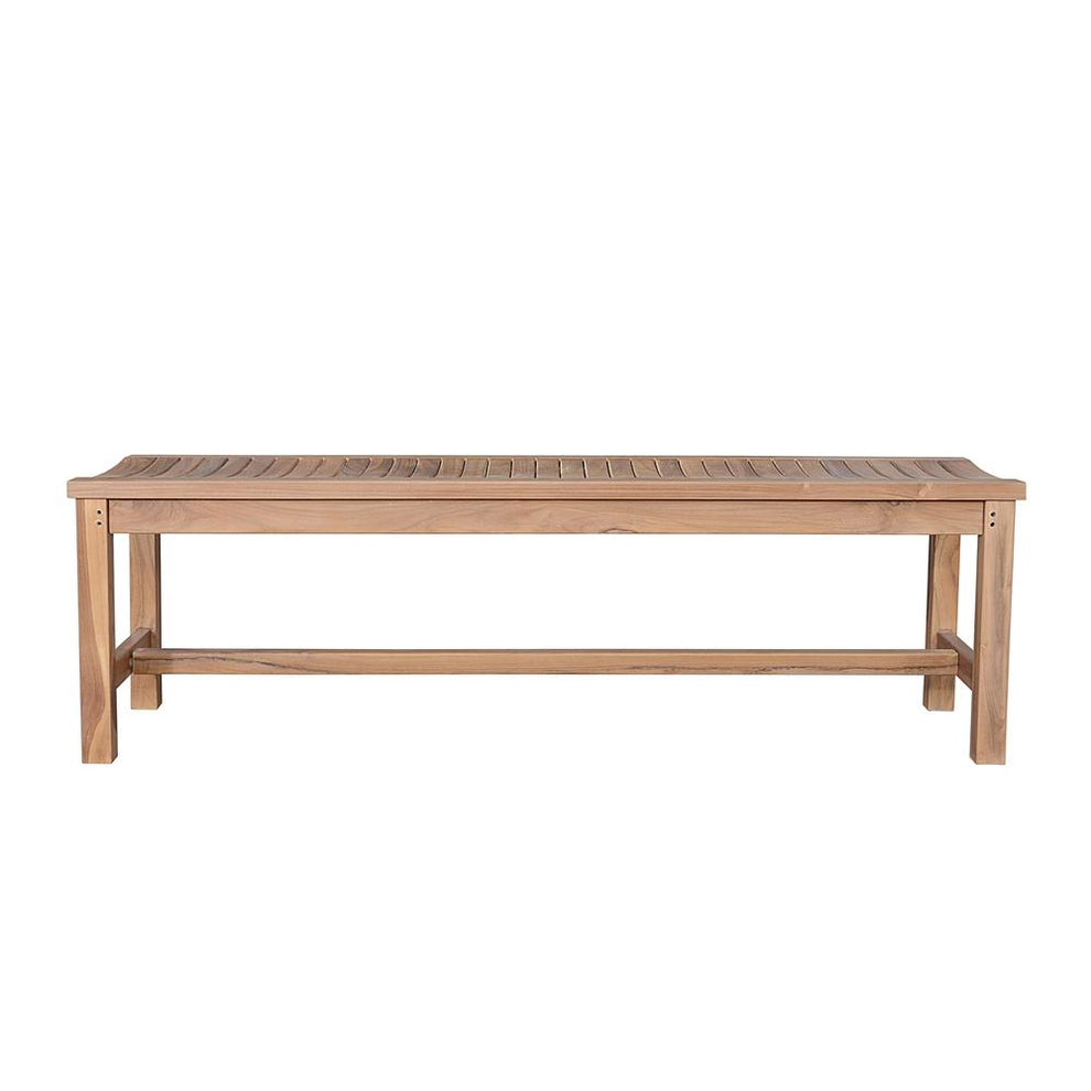 Madison 59" Backless Bench By Anderson Teak | Outdoor Stools & Benches | Modishstore - 2
