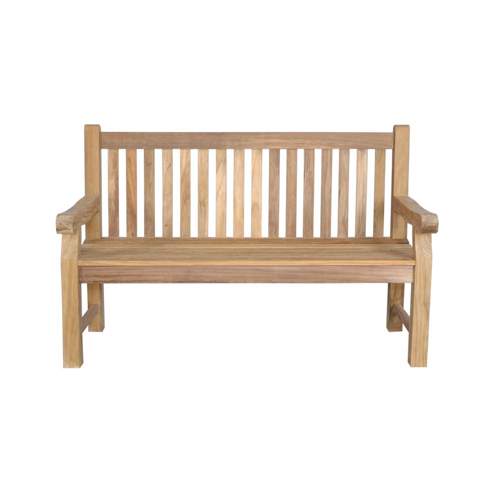 Devonshire 3-Seater Extra Thick Bench By Anderson Teak | Outdoor Stools & Benches | Modishstore
