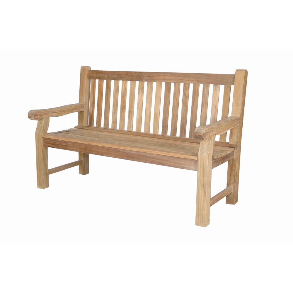 Devonshire 3-Seater Extra Thick Bench By Anderson Teak | Outdoor Stools & Benches | Modishstore - 2