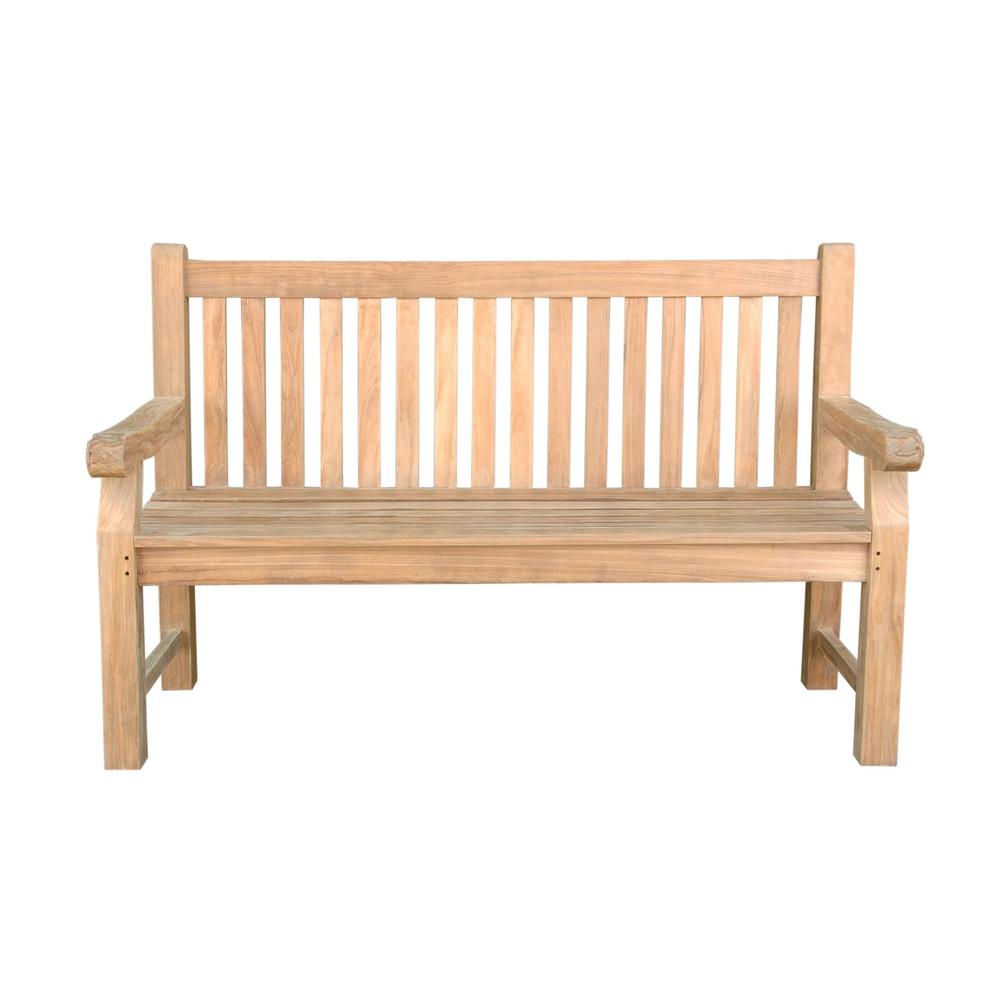 Devonshire 3-Seater Extra Thick Bench By Anderson Teak | Outdoor Stools & Benches | Modishstore - 3