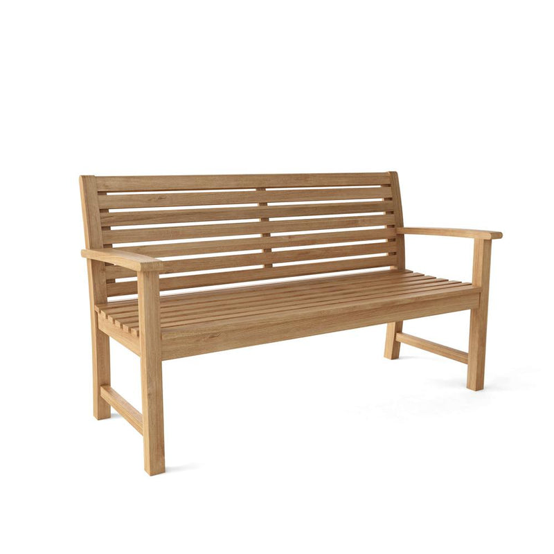 Victoria 3-Seater Bench By Anderson Teak | Outdoor Stools & Benches | Modishstore