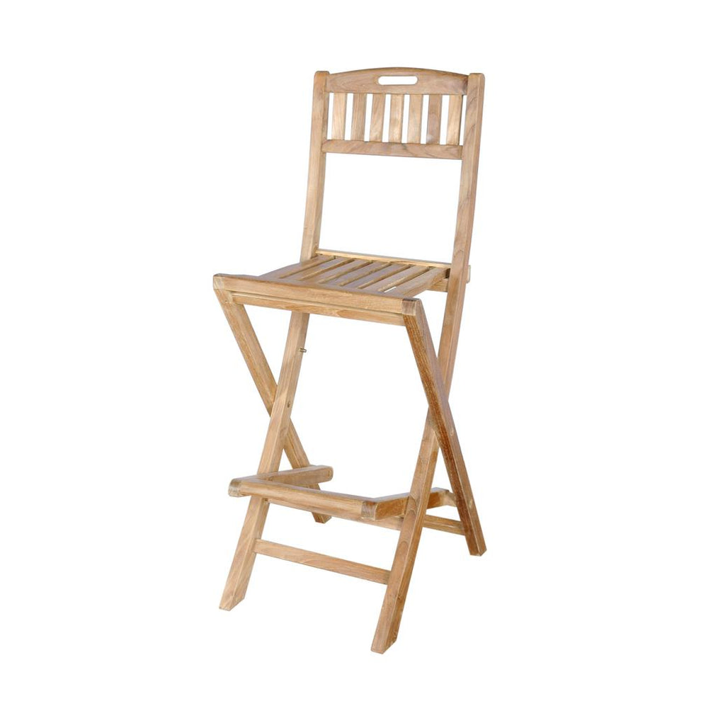 Altavista Folding Bar Chair By Anderson Teak | Bar Stools | Modishstore - 2