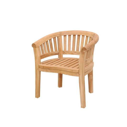 Curve Armchair Extra Thick Wood By Anderson Teak | Outdoor Chairs | Modishstore