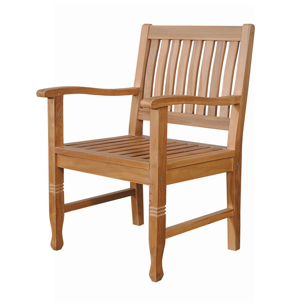 Rockford Dining Armchair By Anderson Teak | Outdoor Chairs | Modishstore - 2