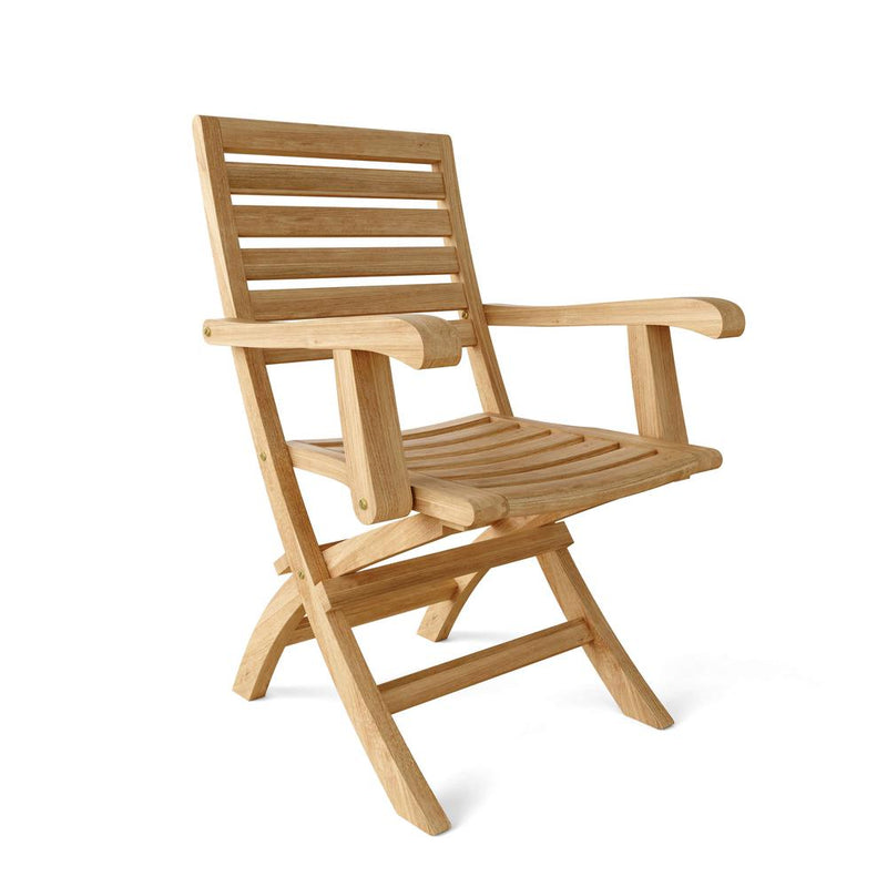 Andrew Folding Armchair Sell & Price Per 2 Chairs Only By Anderson Teak | Outdoor Chairs | Modishstore