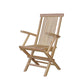Bristol Folding Armchair By Anderson Teak | Outdoor Chairs | Modishstore - 2