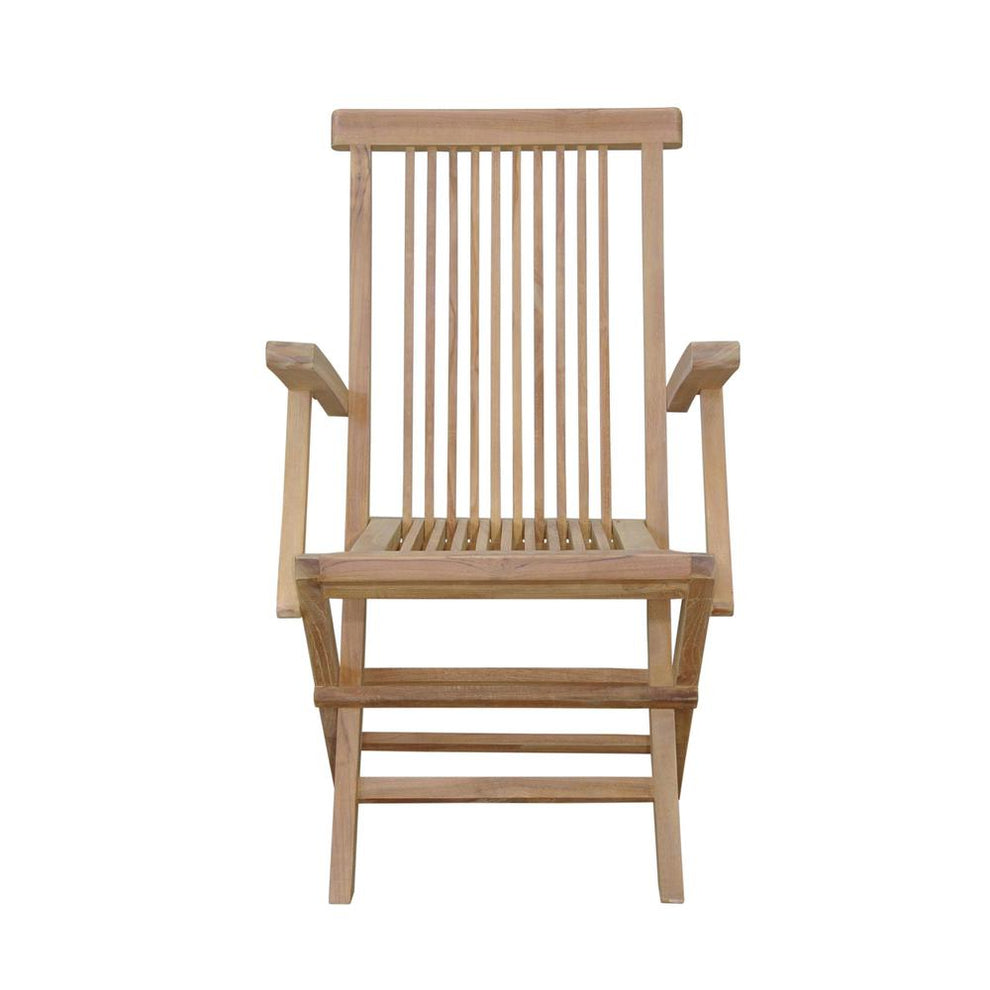 Bristol Folding Armchair By Anderson Teak | Outdoor Chairs | Modishstore - 4