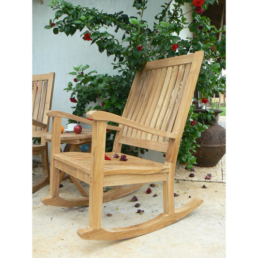 Del-Amo Rocking Armchair By Anderson Teak | Outdoor Chairs | Modishstore