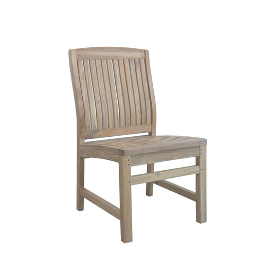 Sahara Non Stack Dining Side Chair By Anderson Teak | Outdoor Chairs | Modishstore