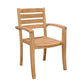 Catalina Stackable Armchair Fully Built & 4 Pcs In A Box By Anderson Teak | Outdoor Chairs | Modishstore - 3