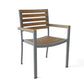 Seville Stackable Armchair Sold As 4 Chair/Box By Anderson Teak | Outdoor Chairs | Modishstore