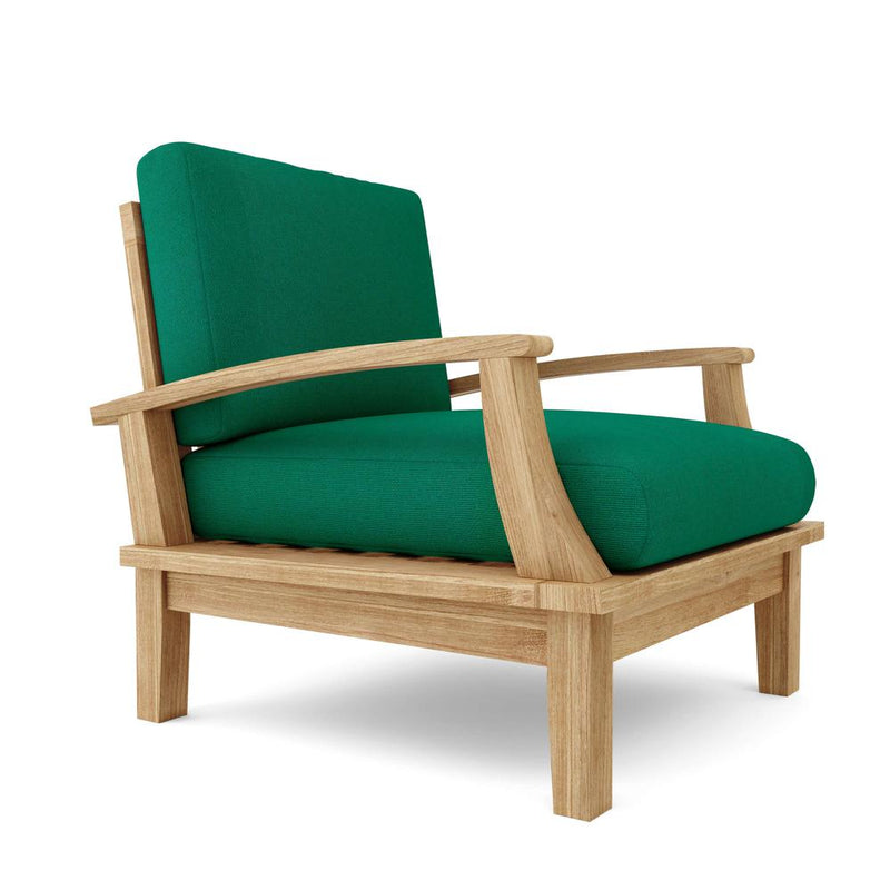 Brianna Deep Seating Armchair + Cushion By Anderson Teak | Outdoor Chairs | Modishstore