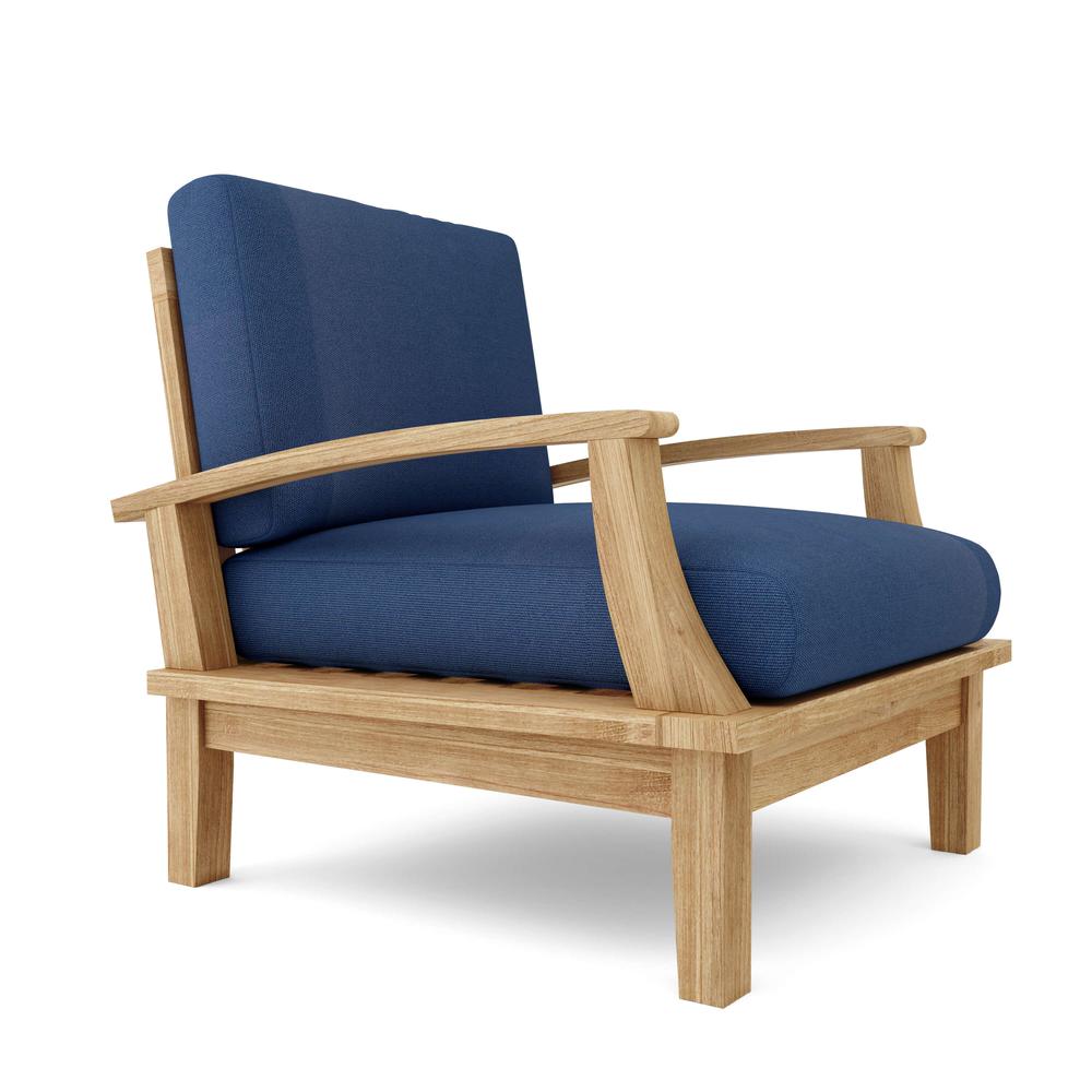 Brianna Deep Seating Armchair + Cushion By Anderson Teak | Outdoor Chairs | Modishstore - 4